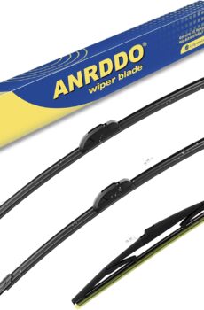 3 wipers Replacement For Toyota Highlander 2008-2019,Lexus GX460 2011-2021 Original Equipment Windshield Wiper Blades Set 26″+20″+12″ (Set of 3) U/J HOOK