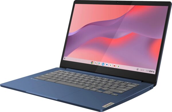 Lenovo Newest Flagship Chromebook, 14'' FHD Touchscreen Slim Thin Light Laptop Computer, 8-Core MediaTek Kompanio 520 Processor, 4GB RAM, 64GB eMMC, WiFi 6,Chrome OS+HubxcelAccesory, Abyss Blue - Image 2