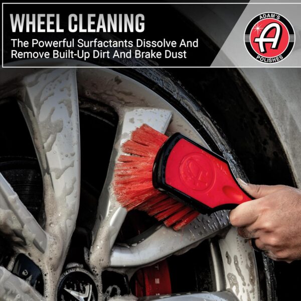 Adam's Wheel & Tire Cleaner Gallon - Professional All in One Tire & Wheel Cleaner Car Wash Wheel Well Cleaning Spray for Car Detailing | Safe On Most Rim Finishes - Image 4