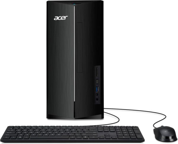 Acer Aspire TC-1780-UA92 Desktop | 13th Gen Intel Core i5-13400 Processor | 8GB 3200MHz DDR4 | 512GB M.2 SSD | SD Card Reader | Intel Wi-Fi 6E AX211 | Windows 11 Home, Black