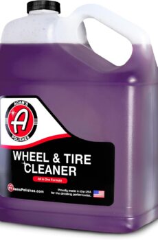 Adam’s Wheel & Tire Cleaner Gallon – Professional All in One Tire & Wheel Cleaner Car Wash Wheel Well Cleaning Spray for Car Detailing | Safe On Most Rim Finishes