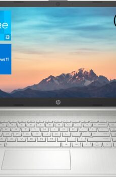 HP Notebook Laptop, 15.6″ HD Touchscreen, Intel Core i3-1115G4 Processor, 32GB RAM, 1TB PCIe SSD, Webcam, Type-C, HDMI, SD Card Reader, Wi-Fi, Windows 11 Home, Silver