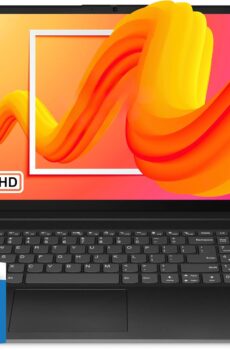 Lenovo Newest V15 Series Laptop, 16GB RAM, 256GB SSD Storage, 15.6″ FHD Display with Low-Blue Light, Intel 4-Cores Upto 3.3Ghz Processor, HDMI, Ethernet Port, WiFi & Bluetooth, Windows 11 Home