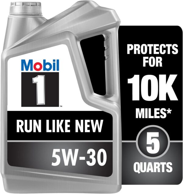 Mobil 1 Advanced Full Synthetic Motor Oil 5W-30, 5 Quart