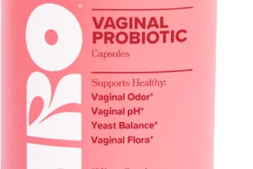 URO Vaginal Probiotics for Women pH Balance with Prebiotics & Lactobacillus Probiotic Blend – Women’s Vaginal Health Supplement – Promote Healthy Vaginal Odor & Vaginal Flora, 60 Count (Pack of 1)