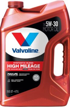 Valvoline High Mileage with MaxLife Technology SAE 5W-30 Synthetic Blend Motor Oil 5 QT