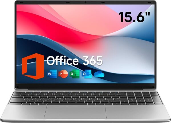 jumper Laptop, 4GB RAM 128GB SSD, 5205U Processor, 15.6" HD Display, Laptops Computer with 38Wh Battery, Office 365 1-Year Subscription, 512GB Expansion, USB3.0 * 2, Numeric Keypad, Portable.