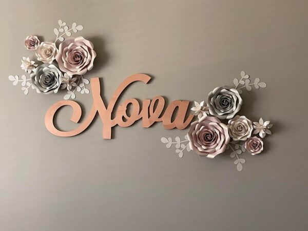 Personalized Custom Wood Name Sign, Nursery Name Sign, Family Name Signs, Choice of Size & Fonts! - Image 9