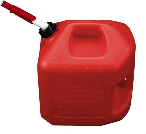 5 Gallon Gas Can, 4 Pack, Spill Proof Fuel Container - New! - Clean! - Boxed! - Image 2