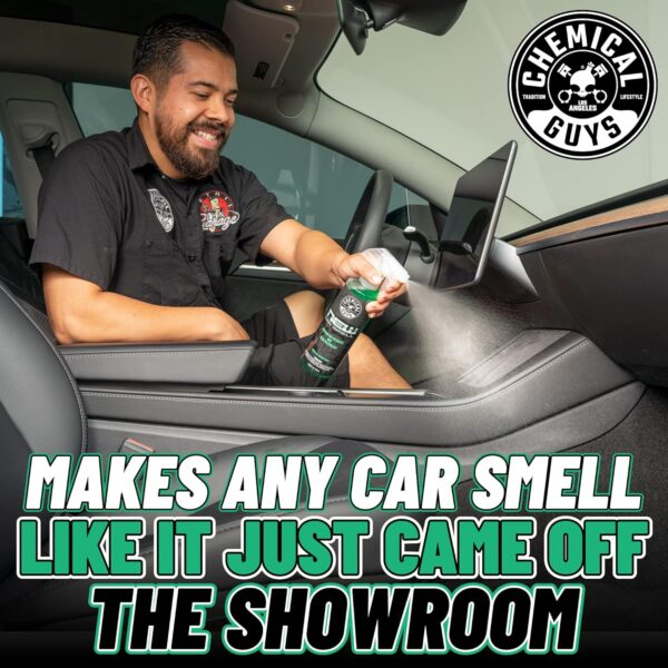 Chemical Guys AIR_101_16 New Car Smell Premium Air Freshener and Odor Eliminator, Long-Lasting Scent, Great for Cars, Trucks, SUVs, RVs & More, 16 fl oz - Image 4