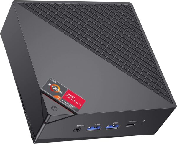 ACEMAGICIAN [Dual LAN Mini Gaming PC AMD Ryzen 7 5800U Mini PC 16GB DDR4 512GB SSD Mini Computers (8C/16T, up to 4.4Ghz), 4K Triple Display Mini Desktop Bluetooth/WiFi 6/Dual Channel