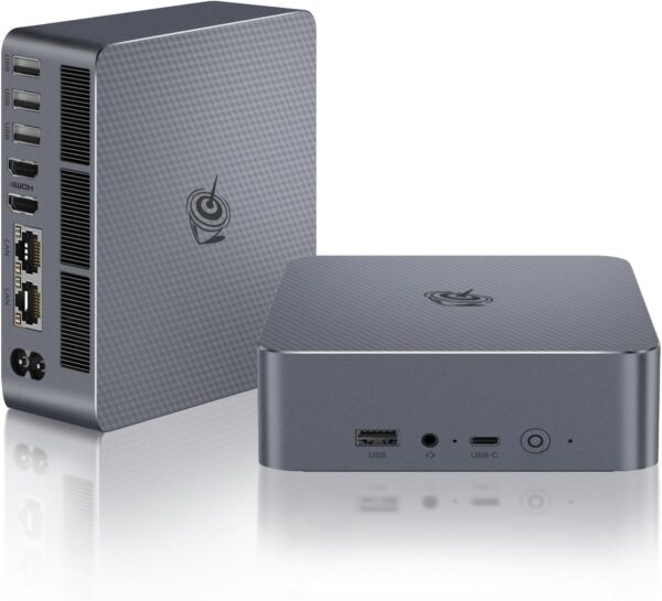 Beelink EQI12 Mini PC,Intel 12th Gen Core i3-1220P (10C/12T,up to 4.4GHz),Mini Computer with 24GB LPDDR5 RAM 500GB M.2 2280 PCle 4.0x4 SSD,4K Dual Screen Display/WiFi6/BT5.2/USB3.2/Dual Gigabit LAN