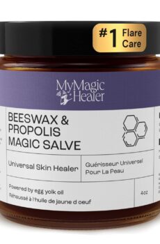 Beeswax & Propolis Magic Salve | Boils Treatment | Chalazion | Hidradenitis Suppurativa Abscesses | Wound Care | Fissures | Relieves Skin from Discomfort | Solution for Problematic Skin (4 oz)