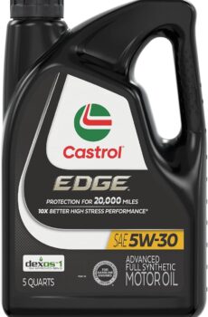 Castrol EDGE 5W-30 Advanced Full Synthetic Motor Oil, 5 Quarts