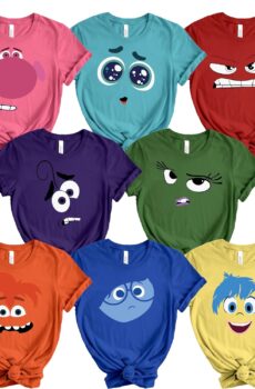 Custom Emotional Shirts, Funny Characters Costumes For Adults (Design Set-1)