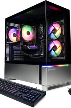 CyberPowerPC Gamer Master Gaming PC, AMD Ryzen 7 8700F 4.1GHz, GeForce RTX 4060 Ti 8GB, 16GB DDR5, 1TB PCIe Gen4 SSD, WiFi Ready & Windows 11 Home (GMA2900A)