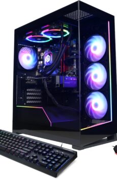 CyberPowerPC Gamer Supreme Liquid Cool Gaming PC, AMD Ryzen 7 7800X3D 4.2GHz, GeForce RTX 4070 Ti Super 16GB, 32GB DDR5, 2TB PCIe Gen4 SSD, WiFi Ready & Windows 11 Home (SLC8480A3)