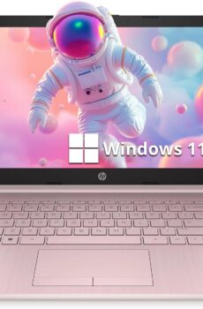 HP Stream 14" HD Lightweight Laptop, Intel Celeron N4120, 16GB RAM, 224GB Storage(64GB eMMC + 160GB Docking Station), Intel UHD Graphics, HD Webcam, 1 Year Office 365, WiFi, Bluetooth, Win 11s, Pink