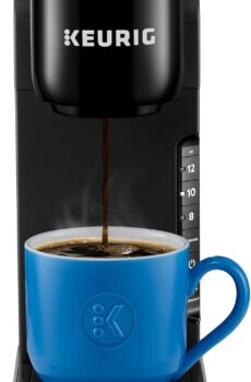 Keurig K-Express Single Serve K-Cup Pod Coffee Maker, 3 Brew Sizes, Strong Button Feature, 42oz Removable Reservoir, Black