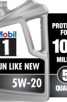 Mobil 1 Advanced Full Synthetic Motor Oil 5W-20, 5 Quart