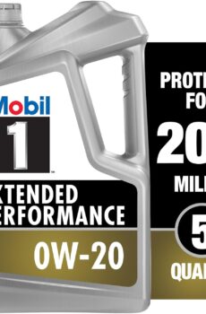 Mobil 1 Extended Performance Full Synthetic Motor Oil 0W-20, 5 Quart