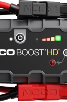 NOCO Boost HD GB70 2000A UltraSafe Car Battery Jump Starter, 12V Battery Booster Pack, Jump Box, Portable Charger and Jumper Cables for 8.0L Gasoline and 6.0L Diesel Engines