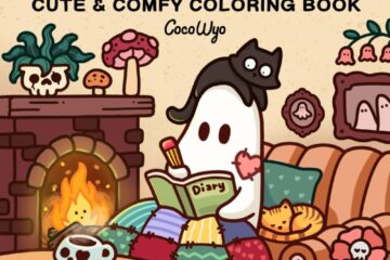 Spooky Cutie: Coloring Book for Adults and Teens Featuring Adorable Creepy Creatures in Cozy Hygge Moments for Relaxation (Cozy Spaces Coloring)