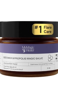 Beeswax & Propolis Magic Salve | Universal Flare Care | For 100+ Skin Issues | Boils | Cysts | Abscesses | Hidradenitis Suppurativa | Eye Stye | For Swollen, Infected, Tender and Painful Skin (1oz)