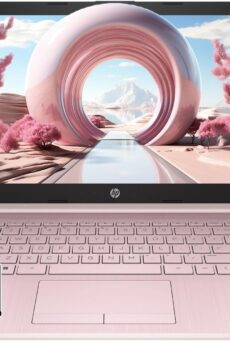 HP 14″ HD Laptop | Back to School Limited Edition with 1 Year Microsoft 365 | Intel Quad-Core Processor | Long Battery Life | w/WOWPC Bundle | Windows 11 (Pink, 8GB RAM | 576GB Storage)