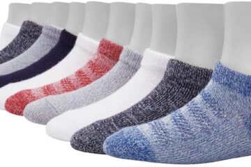 Hanes Baby and Toddler, Non-Slip Grip Ankle Socks, Boys’ and Girls’, Multipacks