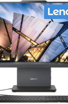 Lenovo ThinkCentre AIO 24″ FHD IPS All-in-One Computer, 13th Gen Intel Processor up to 4.4 GHz, 16GB DDR5 RAM, 512GB PCIe SSD, Wi-Fi 6, USB-C, HDMI in&Out, KB&Mouse, Windows 11 Pro