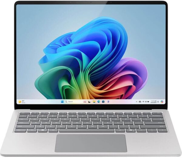 Microsoft Surface Laptop (2024), Windows 11 Copilot+ PC, 13.8" Touchscreen Display, Snapdragon X Plus (10 core), 16GB RAM, 256GB SSD Storage, Platinum