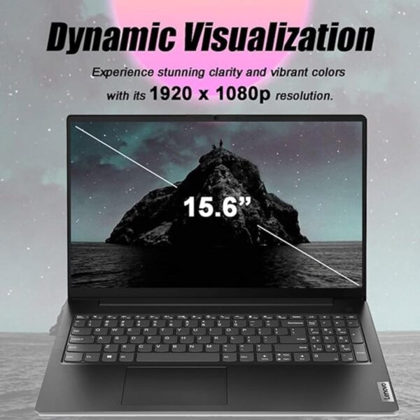 Lenovo V15 15.6" FHD Business Laptop Computer, Intel Dual-Core Processor, 32GB DDR4 RAM, 1TB PCIe SSD, AC WiFi, Bluetooth 5.1, RJ-45, Type-C, HDMI, Numeric Keypad, Windows 11 Pro, Befectoy - Image 3