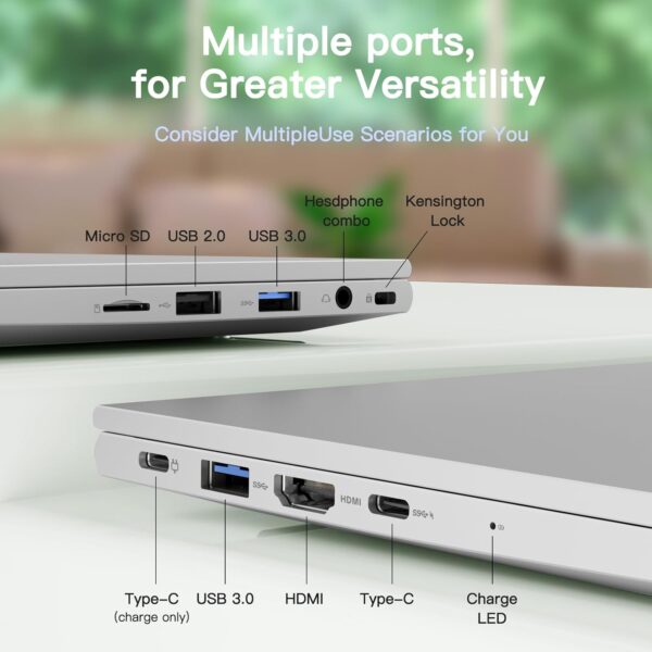 15.6" IPS FHD Student Laptop, 16GB RAM 1TB SSD, Intel Pentium Quad-Core N100 (Beat to i3-1115G4, Up to 3.4GHz), Backlit Keyboard, Fingerprint, 65W Type C, WiFi 6, BT5.2, USB3.0, Win 11 - Image 6