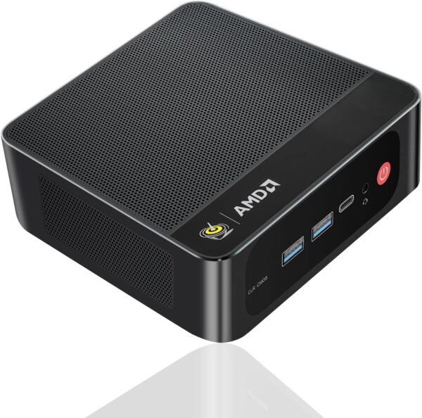 Beelink SER5 PRO Mini PC,AMD Ryzen 7 5850U(8C/16T,up to 4.4 GHz),Mini Computer 32GB DDR4 RAM 500GB PCle3.0 SSD Graphics 8 core 2000 MHz,Support 4K Triple Display/HDMI+DP+Type-C/Wifi6/BT5.2/USB3.2