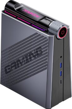 ACEMAGIC Mini Gaming PC Ryzen 9 6900HX+ AMD Radeon 680M (up to 4.9GHz) Mini Computers 32GB DDR5 1TB NVMe SSD Mini PC [3 Modes/RGB Lights] Mini Desktop Computer/WiFi6/BT5.2/4K UHD