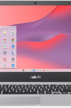 ASUS Chromebook CX1, 15.6" FHD NanoEdge Display, Intel Celeron N4500 Processor, 64GB eMMC Storage, 8GB RAM, ChromeOS, Transparent Silver, CX1500CKA-AS84F