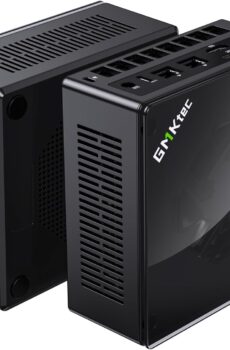 GMKtec Gaming Mini PC K8 Plus AMD Ryzen 7 8845HS(8C/16T, up to 5.1GHz) 32GB DDR5 RAM 1TB SSD, Desktop Computer Preinstalled Windows 11 Pro Dual NIC 2.5G, HDMI 2.1, USB4