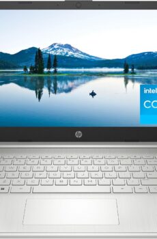 HP 14 inch Laptop, HD Display, 12th Generation Intel Core i3-1215U, 8 GB RAM, 256 GB SSD, Intel UHD Graphics, Windows 11 Home in S Mode, 14-dq5009nr (2024)