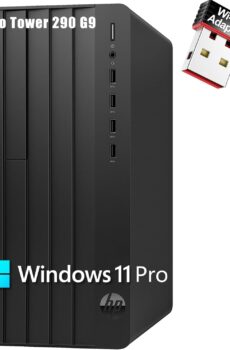 HP Pro Tower 290 G9 Business Desktop Computer, 12th Gen Intel 4-Core Processor (Beats Core i7-9700), 32GB DDR4 RAM, 1TB PCIe SSD, WiFi Adapter, RJ-45, HDMI, VGA, KB & Mouse, Windows 11 Pro, Tichang