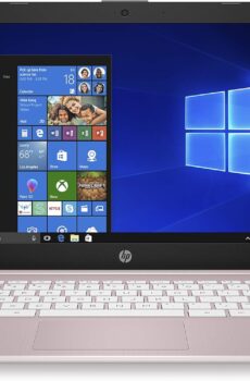 HP Stream 14-Inch Laptop, Intel Celeron N4000, 4 GB RAM, 64 GB eMMC, Windows 10 Home in S Mode With Office 365 Personal For 1 Year (14-cb188nr, Rose Pink)