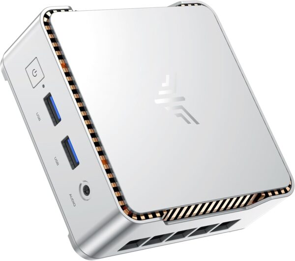 KAMRUI GK3Plus Mini PC with Windows 11, 16GB RAM 512GB M.2 SSD,12th Alder Lake N97 (up to 3.6GHz) Micro PC, 2.5''SSD, Gigabit Ethernet, 4K UHD, WiFi 5,BT4.2, VESA/Home/Business Mini Desktop Computer