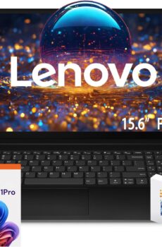 Lenovo New V15 Laptop · 32GB RAM · 1TB SSD · Intel Celeron N4500 Processor · Intel UHD Graphics · 15.6″ FHD 1080p Anti-Glare Display · Ethernet RJ-45 · Windows 11 Pro · WOWPC Recovery USB