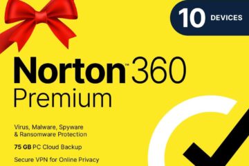 Norton 360 Premium 2025, Antivirus software for 10 Devices with Auto Renewal - Includes VPN, PC Cloud Backup & Dark Web Monitoring [Download]