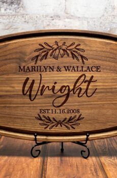 Personalized Cutting Board, Engraved Wood Cutting Boards – Charcuterie Boards, Personalized Gifts, Christmas Gifts for Women and Men – Wedding Gifts, Couple Gifts & Housewarming Gift Ideas