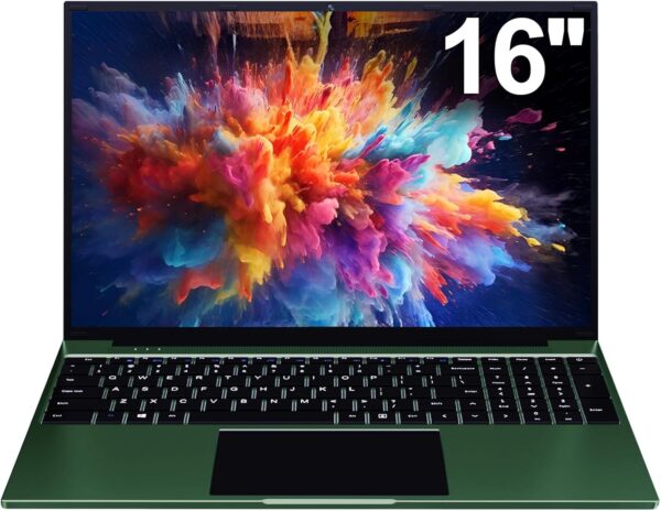 16 inch Laptop, 12GB RAM 256GB Storage Laptop Computer, 5305U Processor, 1920x1200 IPS FHD Display, WiFi, Bluetooth, Webcam, Type-C, 38Wh Battery - Image 2