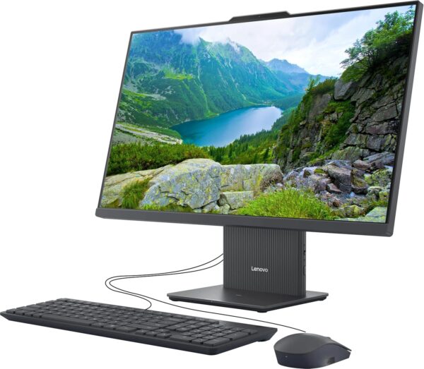 Lenovo ThinkCentre All-in-One Desktop Computer, 24" FHD IPS Display, 5-core Intel U300 Processor, 16GB DDR5, 256GB SSD, Wi-Fi 6, USB-C, HDMI in&Out, Wired KB&Mouse, Windows 11 Pro - Image 3