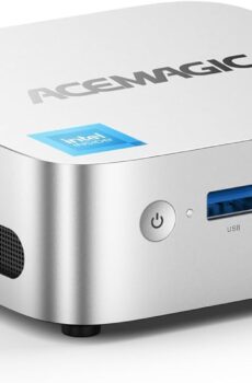 ACEMAGIC N150 Vista Mini PC V1, Twin Lake-N N150(Beat N100/N95, up to 3.6GHz), 16GB DDR4 RAM 512 SSD Mini Computers, Windows 11 Pro Desktop 4K Dual Display/HDMI/WiFi/BT/LAN for Home/Office