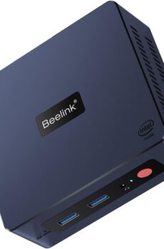 Beelink Mini PC, Mini S Intel 11th Gen 4-Cores N5095, Mini Desktop Computer 8GB DDR4 RAM 128GB SSD, Mini Computer Dual HDMI 4K UHD/Gigabit Ethernet/Dual WiFi/BT4.0/W-11 Pro/HTPC/Family-NAS