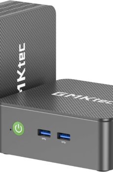 GMKtec G3 Plus Mini PC, Intel Twin Lake N150(Upgraded N100) 16GB RAM 512GB M.2 2280 SSD, Mini Desktop Computer Support Windows 11 Pro/Dual HDMI/WiFi6/BT5.2